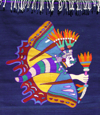 Oaxacan butterfly rug